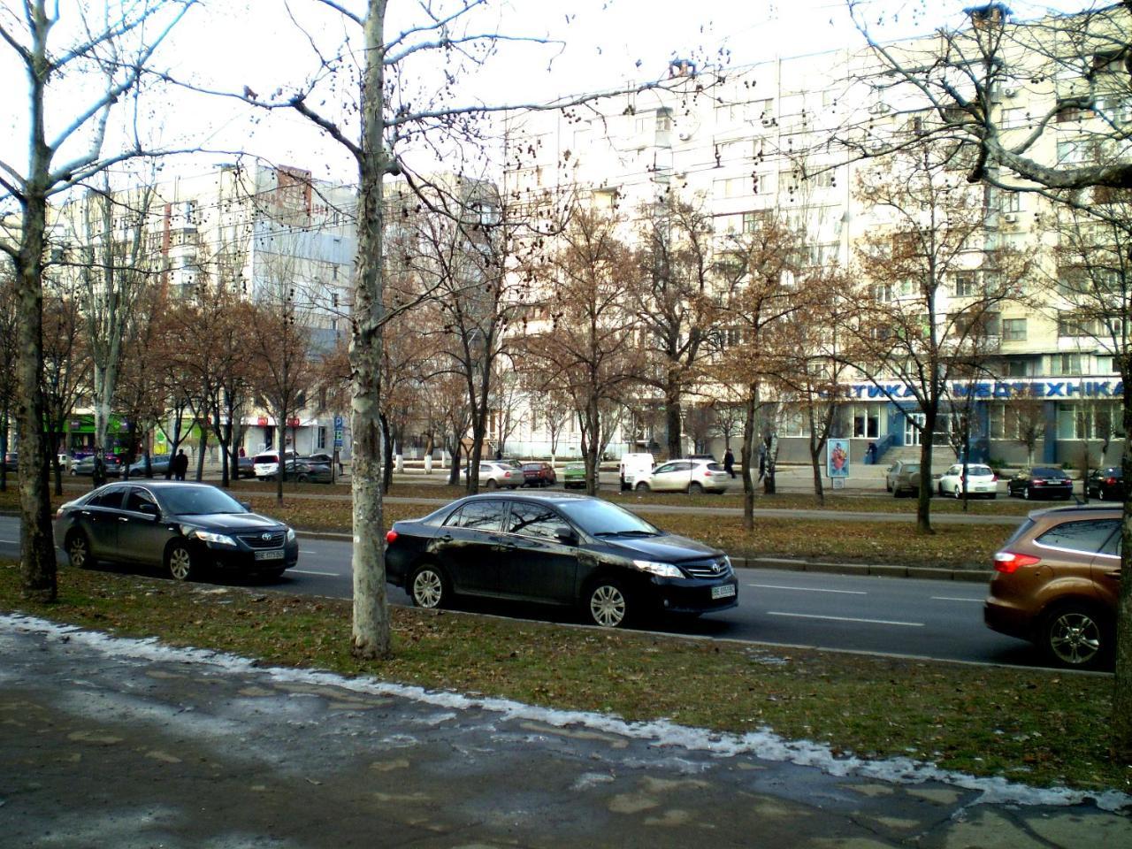 Мини Студия Проспект Центральный 124А, Wi-Fi, 1 Диван 3 Этаж 9 Этажного Дома نيكولايف المظهر الخارجي الصورة